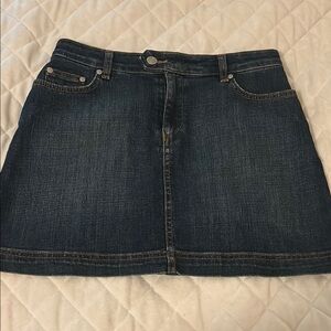 Lacoste Blue A-Line Mini Skirt Casual